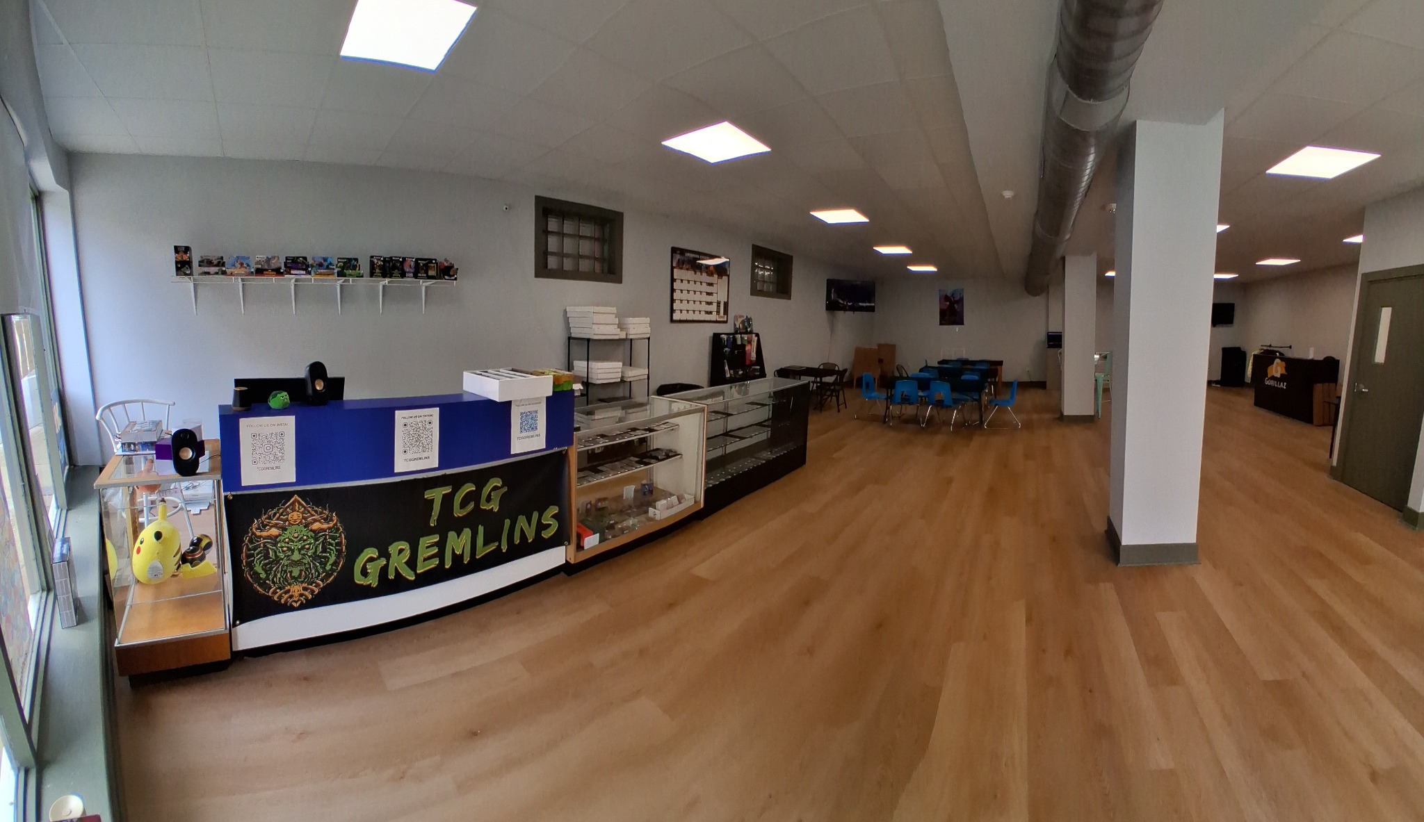 Inside TCG Gremlins in downtown Farmville